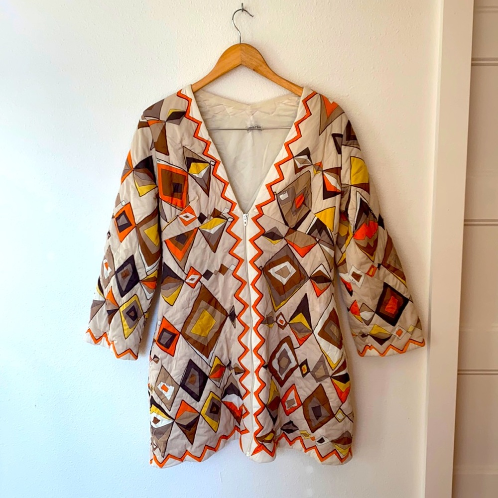 Emilio Pucci for FFR Vintage Mod Housecoat